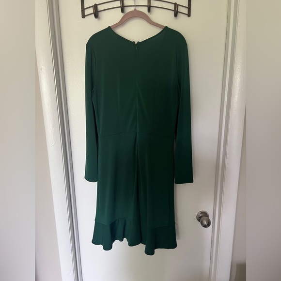 Ann Taylor Green Ruffle Dress - Picture 3 of 5